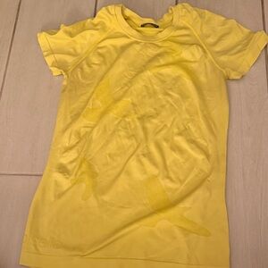 Oiselle Sunny Yellow Short Sleeve Tee